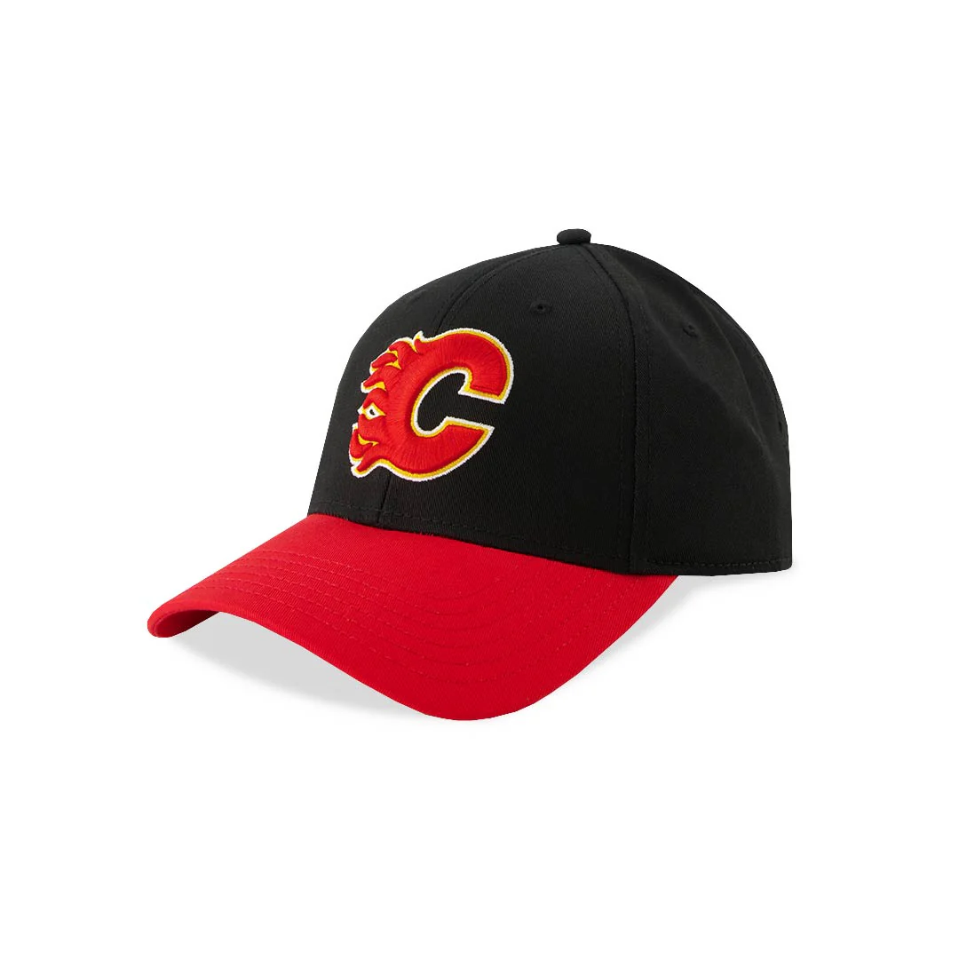 NHL - Men's Calgary Flames 3D Logo Dad Hat (NHXX2FYMHDCC1PB 00BRE) - Image 3