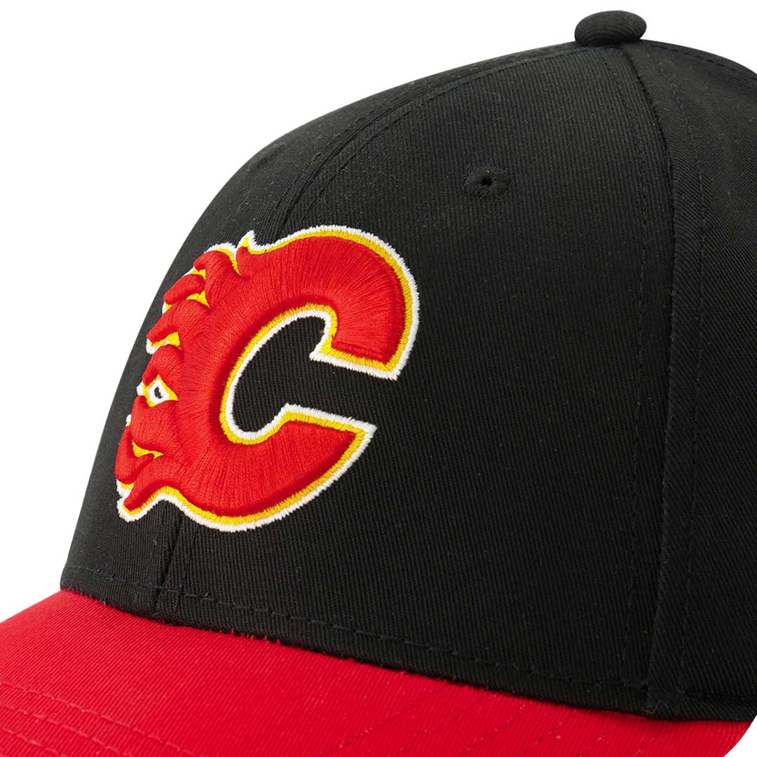 NHL - Men's Calgary Flames 3D Logo Dad Hat (NHXX2FYMHDCC1PB 00BRE) - Image 5