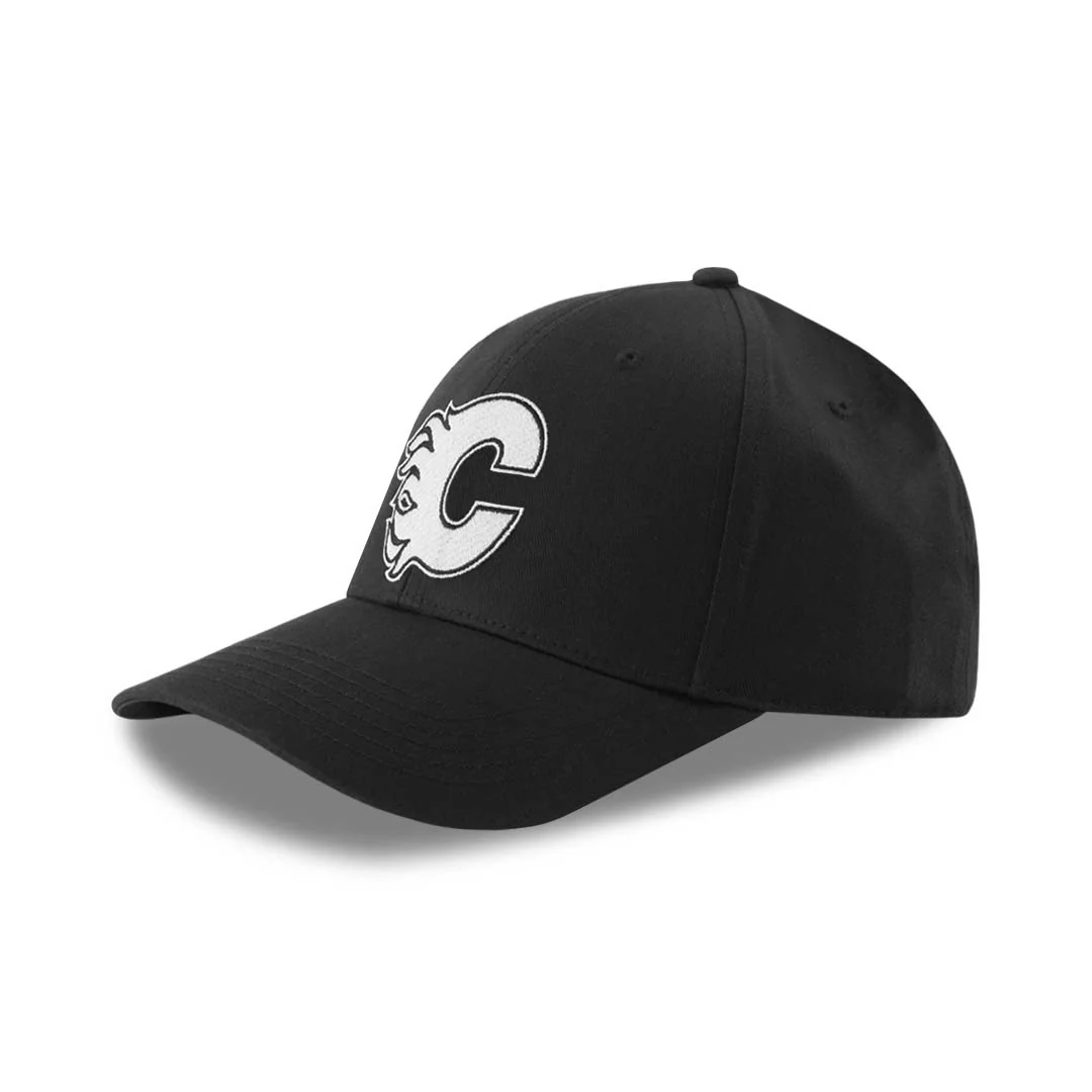 NHL - Men's Calgary Flames Flat Logo Hat (NHXX2KWMHDCC1PB 00BLK) - Image 2
