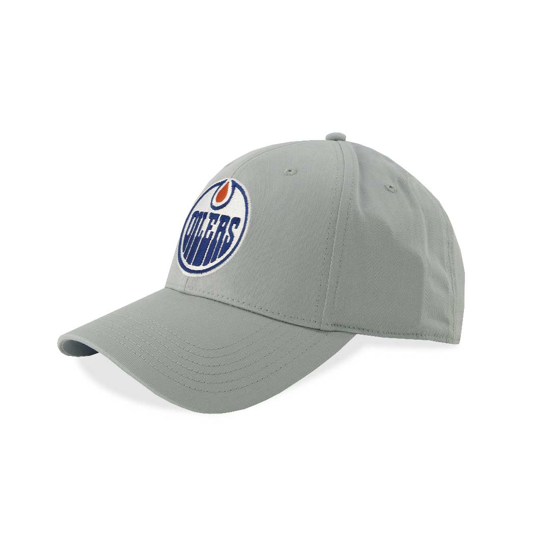NHL - Men's Edmonton Oilers Flat Logo Hat (NHXX2KSMHDCC1PB 02GRY) - Image 3