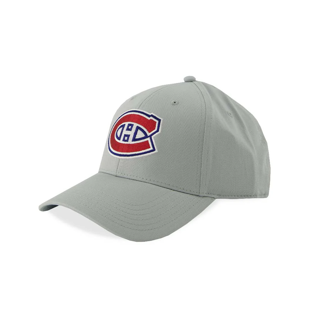 NHL - Men's Montreal Canadiens Flat Logo Hat (NHXX2KQMHDCC1PB 02GRY) - Image 3