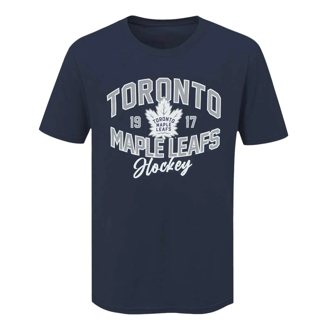 NHL - Men's Toronto Maple Leafs Short Sleeve T-Shirt (NHXX2HWMSC3A1PB 41NVY)