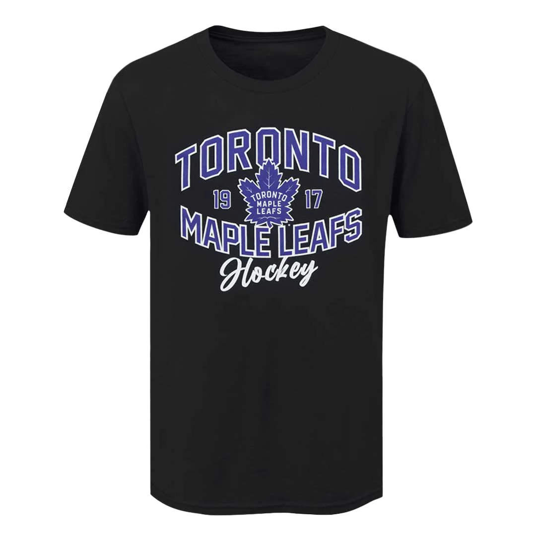 NHL - Men's Toronto Maple Leafs Short Sleeve T-Shirt (NHXX2HXMSC3A1PB 00BLK)