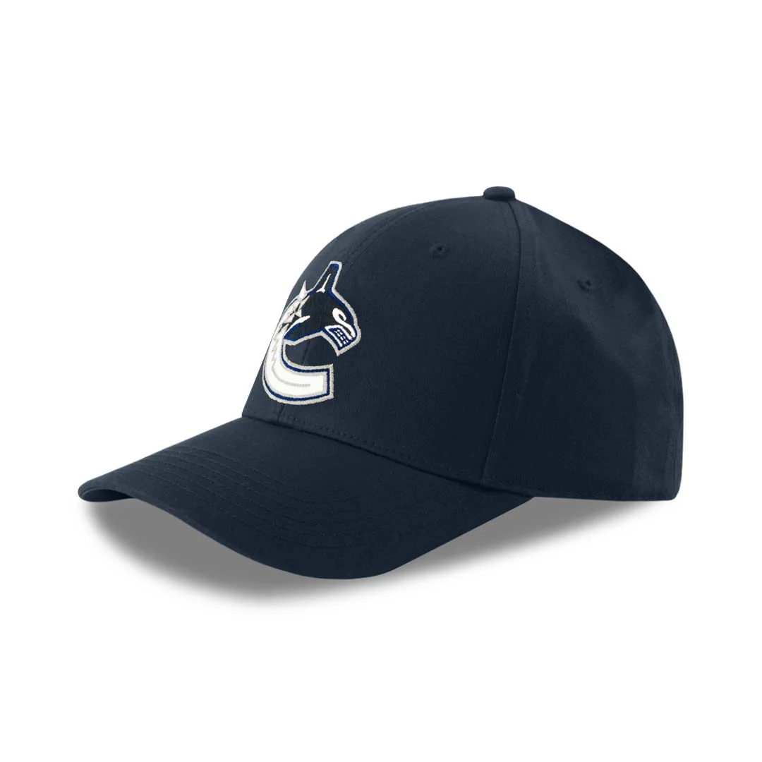 NHL - Men's Vancouver Canucks Flat Logo Hat (NHXX2L1MHDCC1PB 41NVY) - Image 2