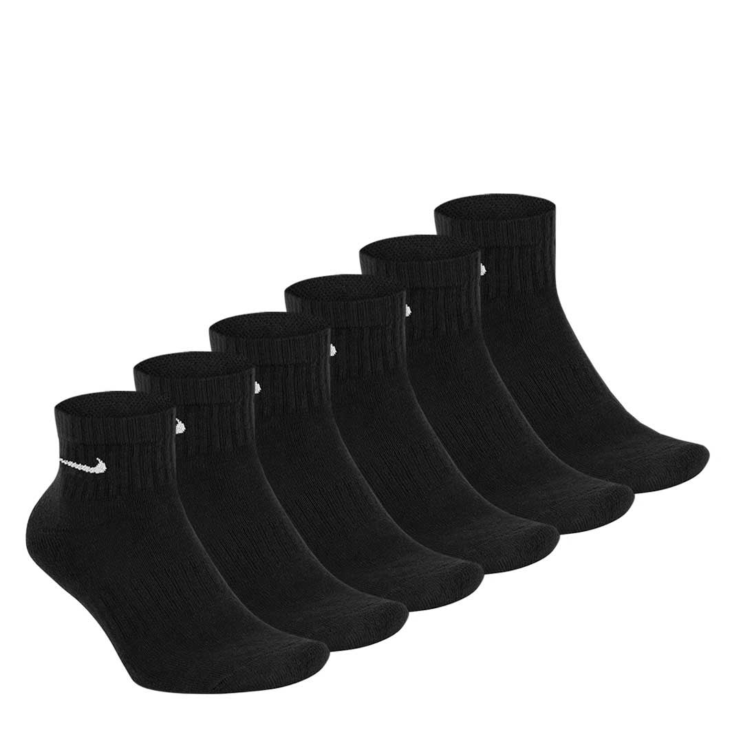 Nike - Kids' (Junior) 6 Pack Everyday Ankle Socks (SX6912 010)