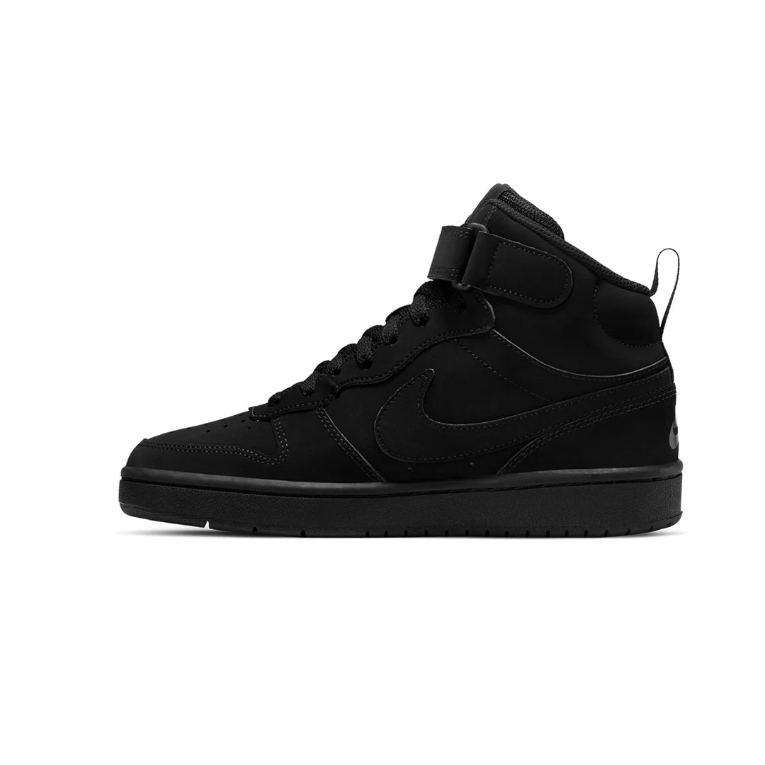 Nike - Kids' (Junior) Court Borough Mid 2 Shoes (CW5867 001) - Image 2