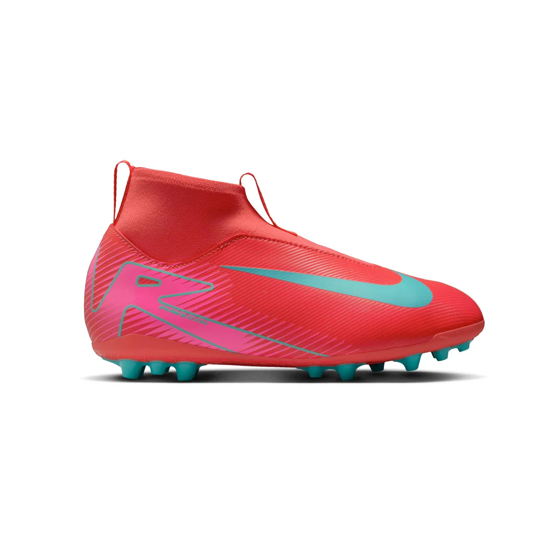 Nike - Kids' (Junior) Mercurial Superfly 10 Academy Artificial Grass Soccer Cleats (FQ8308 800)