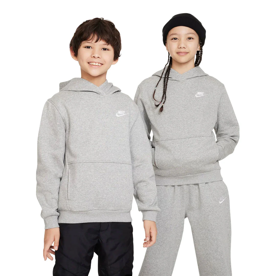 Nike - Kids' (Junior) Nike Sportswear Club Pullover Hoodie (FD3000 063) - Image 2