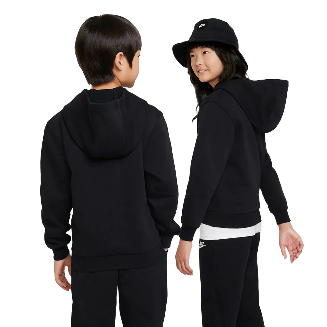 Nike - Kids' (Junior) NSW Club Pullover Hoodie (FD3000 010) - Image 3