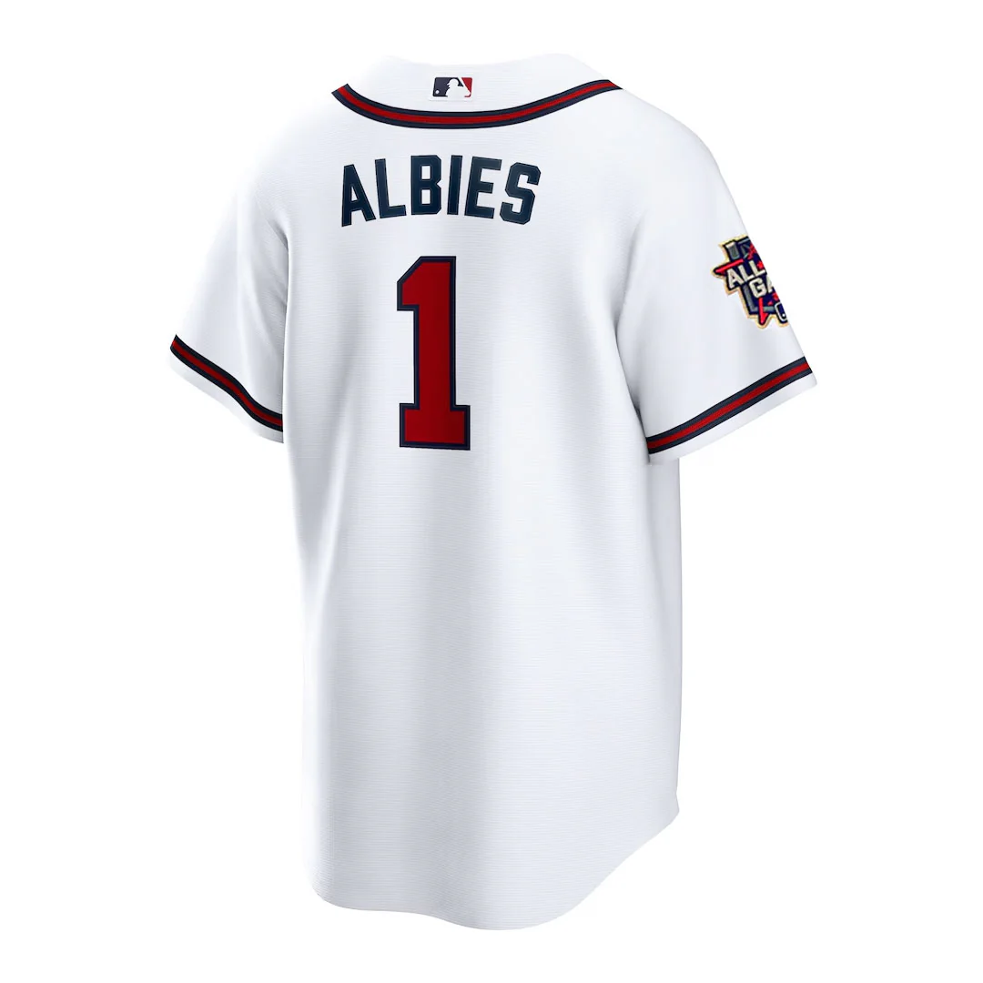 Nike - Men's Atlanta Braves Ozzie Albies 2021 All Star Game Jersey (T770 AWWH AW7 01R) - Image 2