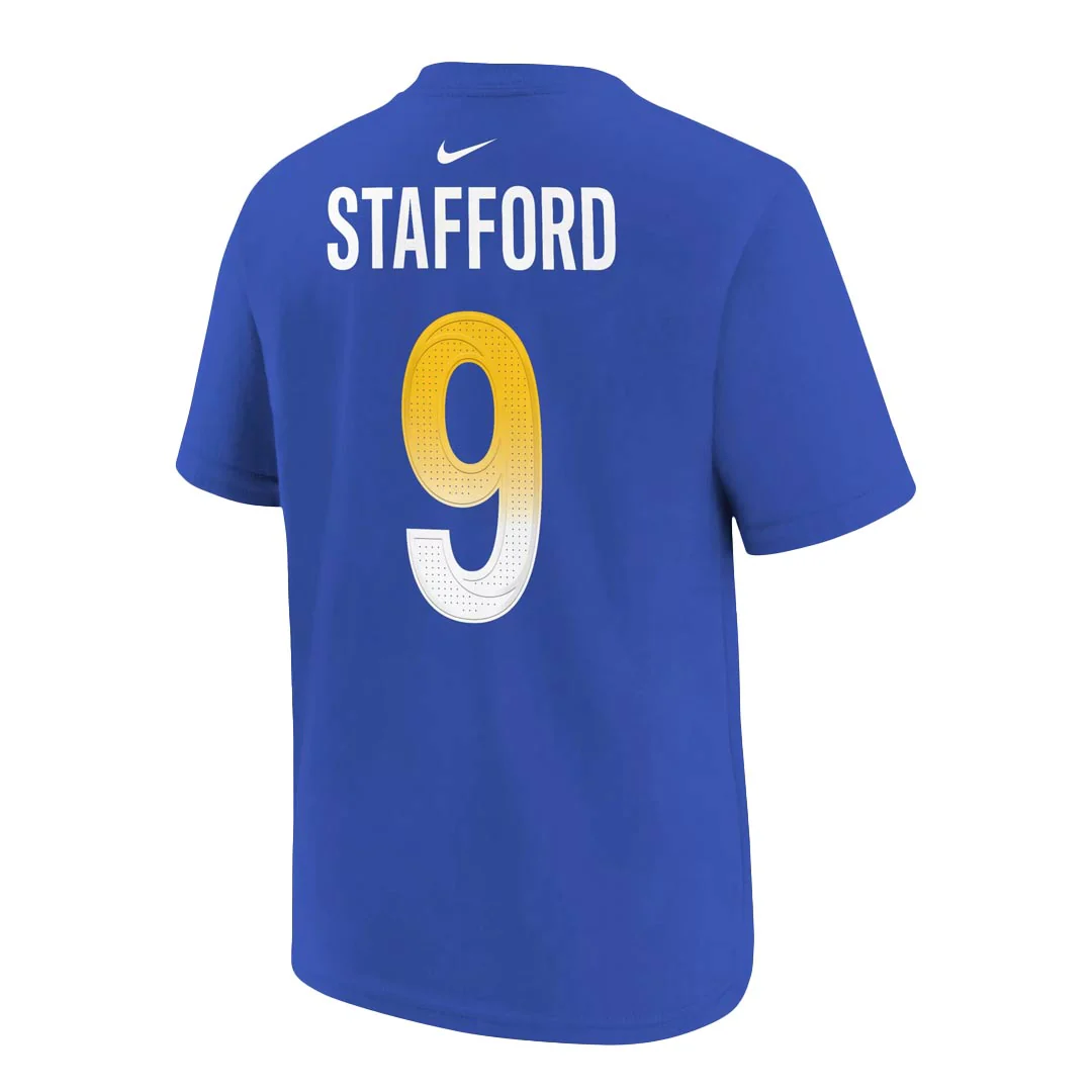 Nike - Men's Los Angeles Rams Matthew Stafford Short Sleeve T-Shirt (N199 4EV 95F NAI) - Image 2