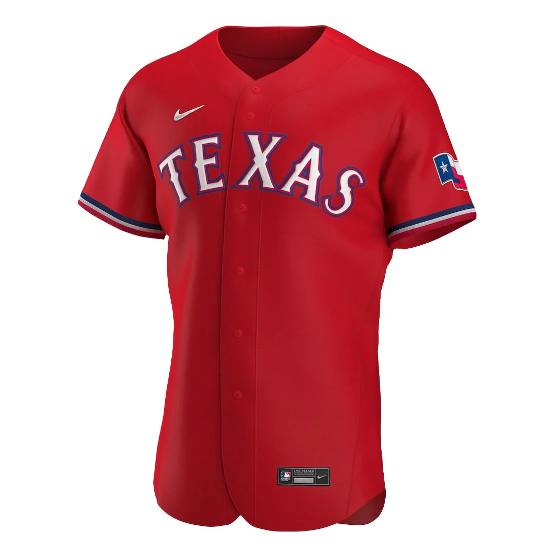 Nike - Men's Texas Rangers Alternate Authentic Jersey (890X TE4S TER ZVS)