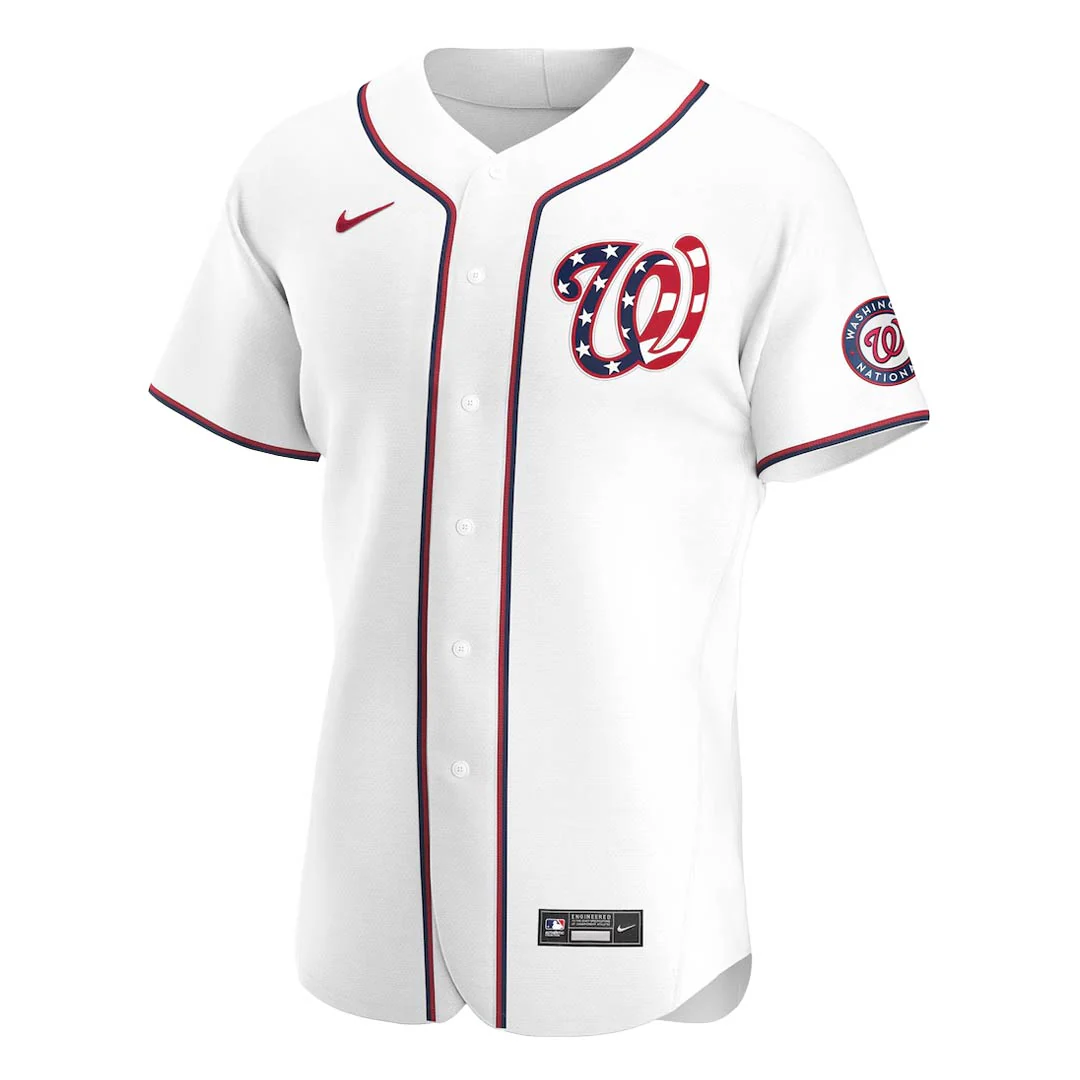 Nike - Men's Washington Nationals Alternate Authentic Team Jersey (8900 WT33 WTL ZV3)