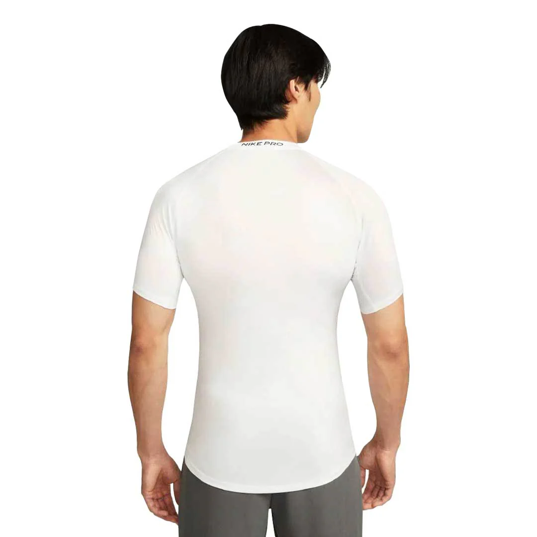 Nike Pro - Men's Dri-Fit Slim Short Sleeve T-Shirt (FB7932 100) - Image 3