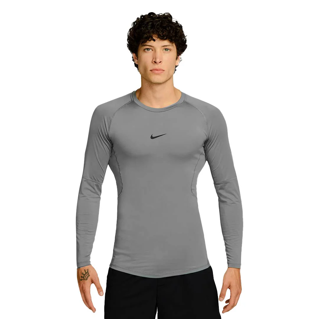 Nike Pro - Men's Pro Dri-Fit Long Sleeve T-Shirt (FB7919 084) - Image 2