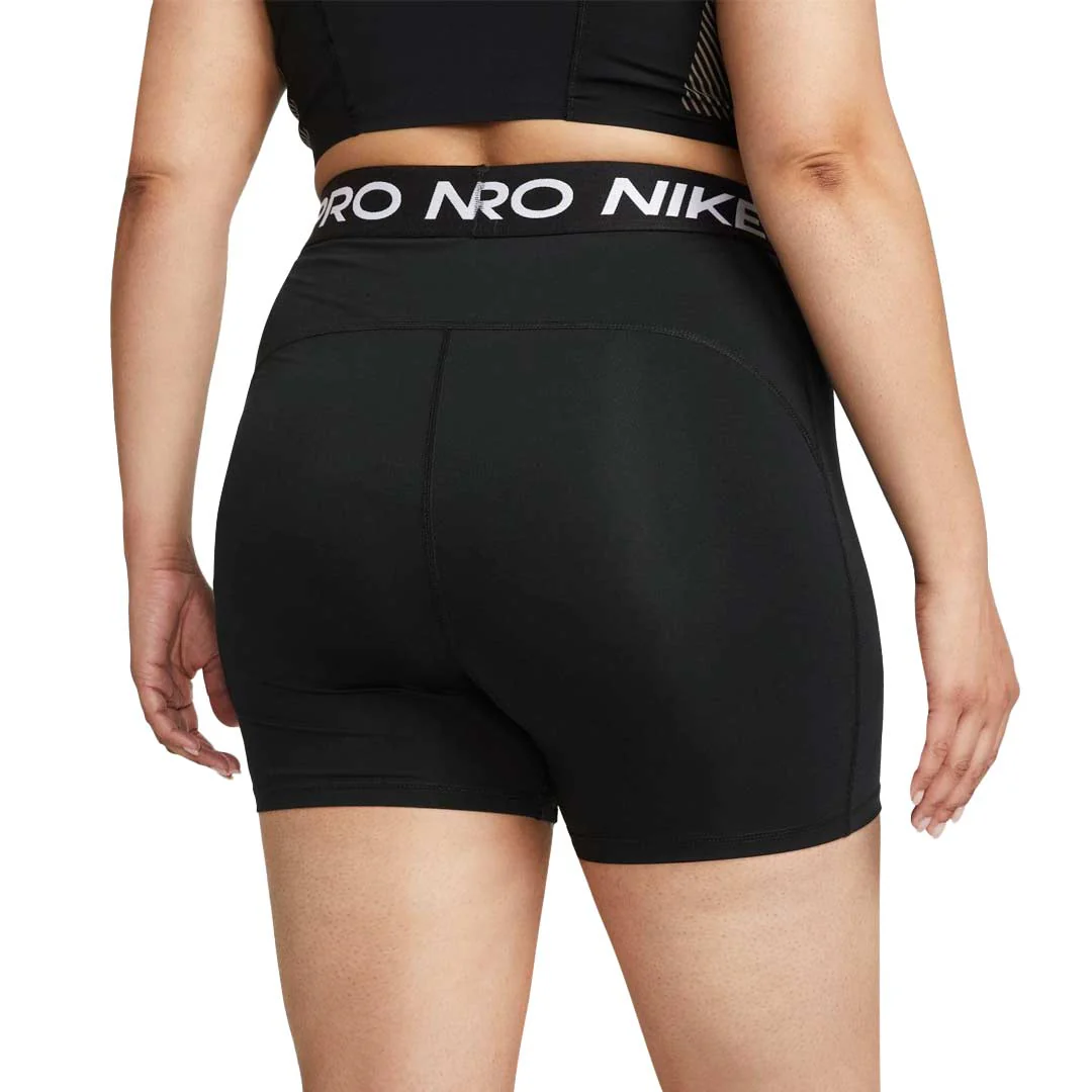 Nike Pro - Women's Pro 365 5 Inch Shorts (Plus Size) (DR6858 010) - Image 3