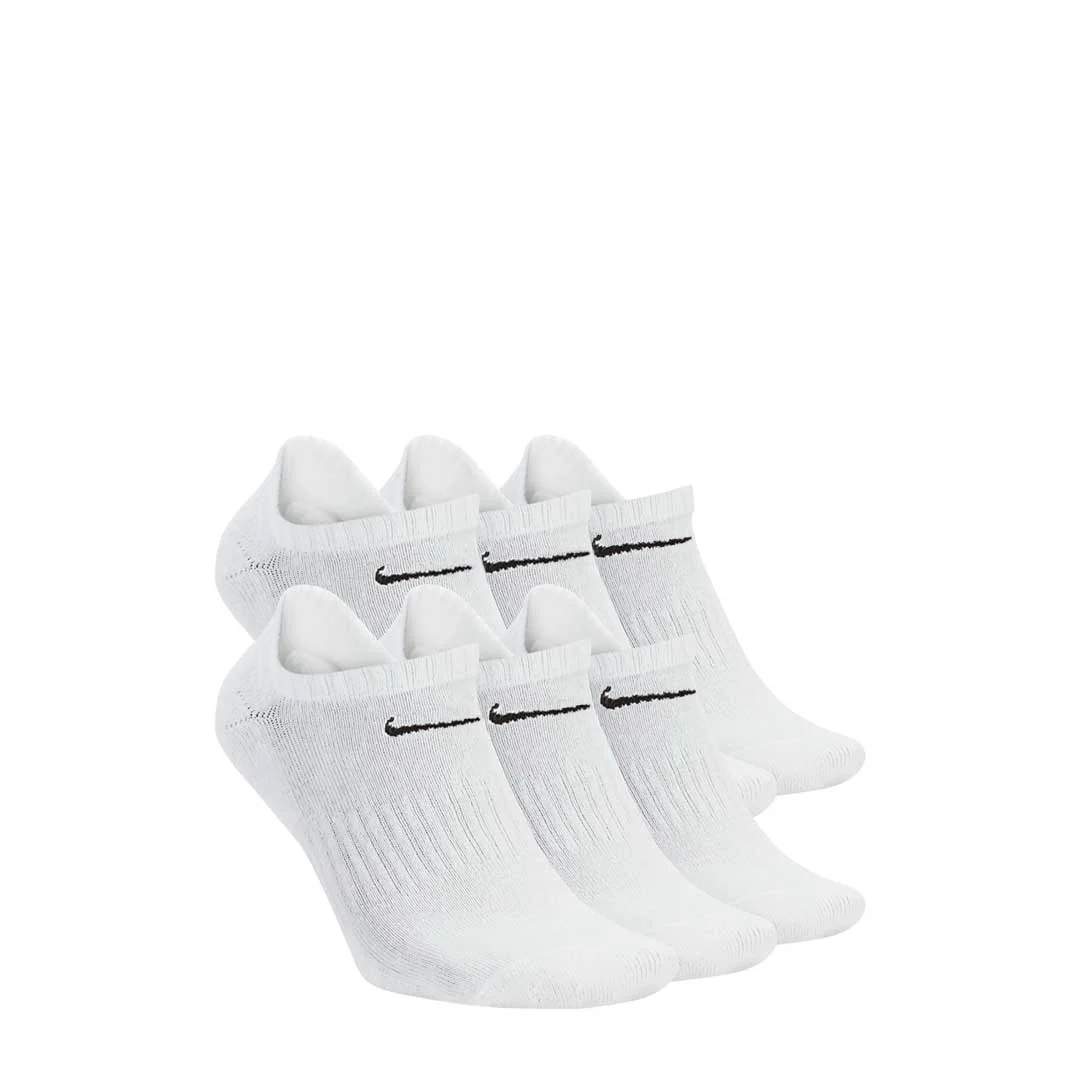 Nike - Unisex 6 Pack Everyday No Show Socks (SX7675 100) - Image 2