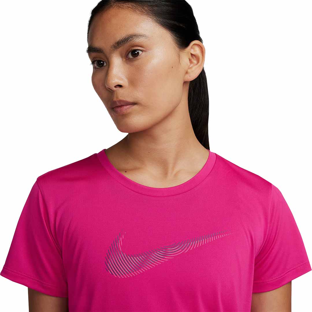 Nike - Women's Dri-Fit Swoosh Running Short Sleeve T-Shirt (FB4696 615) - Image 4