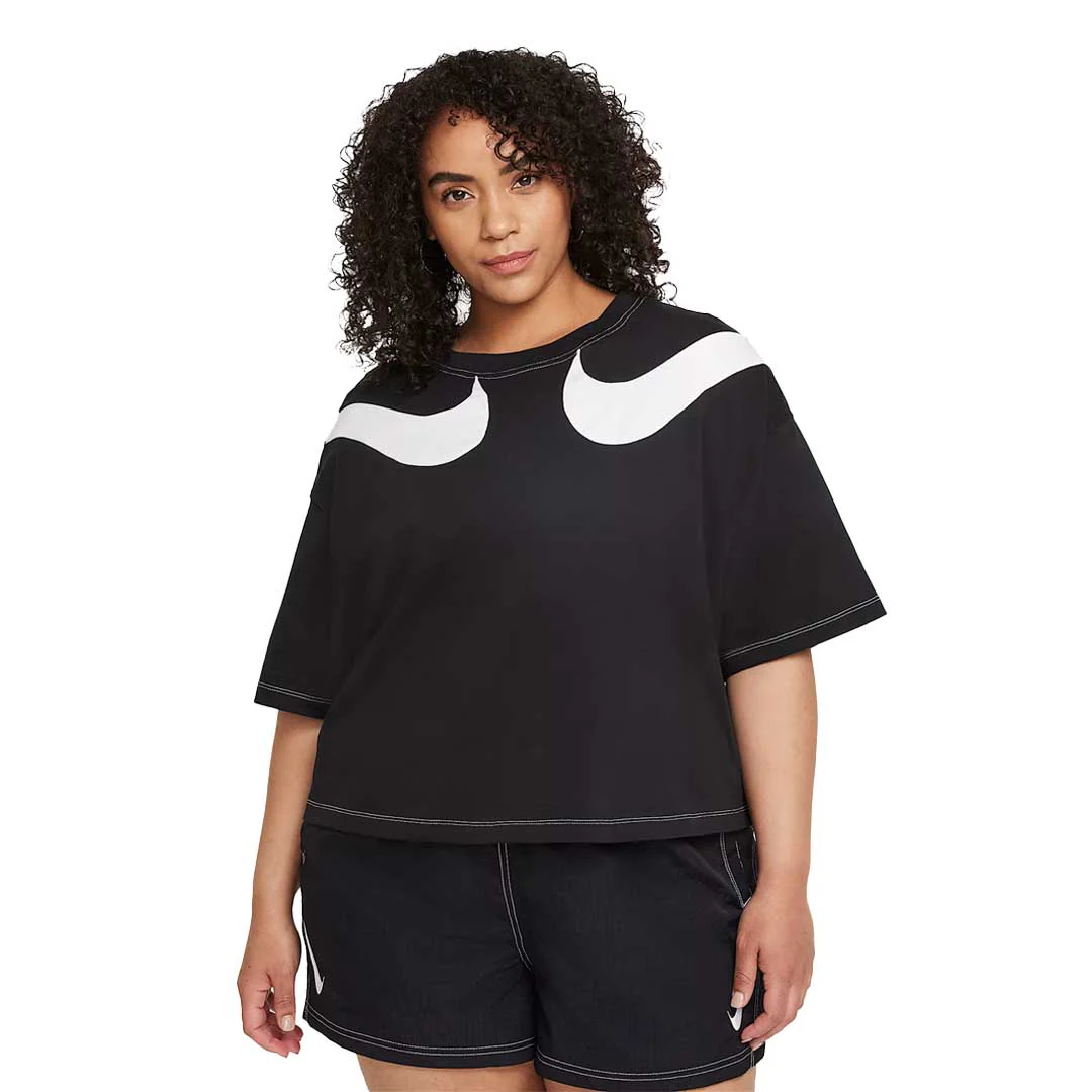Nike - Women's NSW Swoosh Crop T-Shirt (DR6201 010) - Image 2