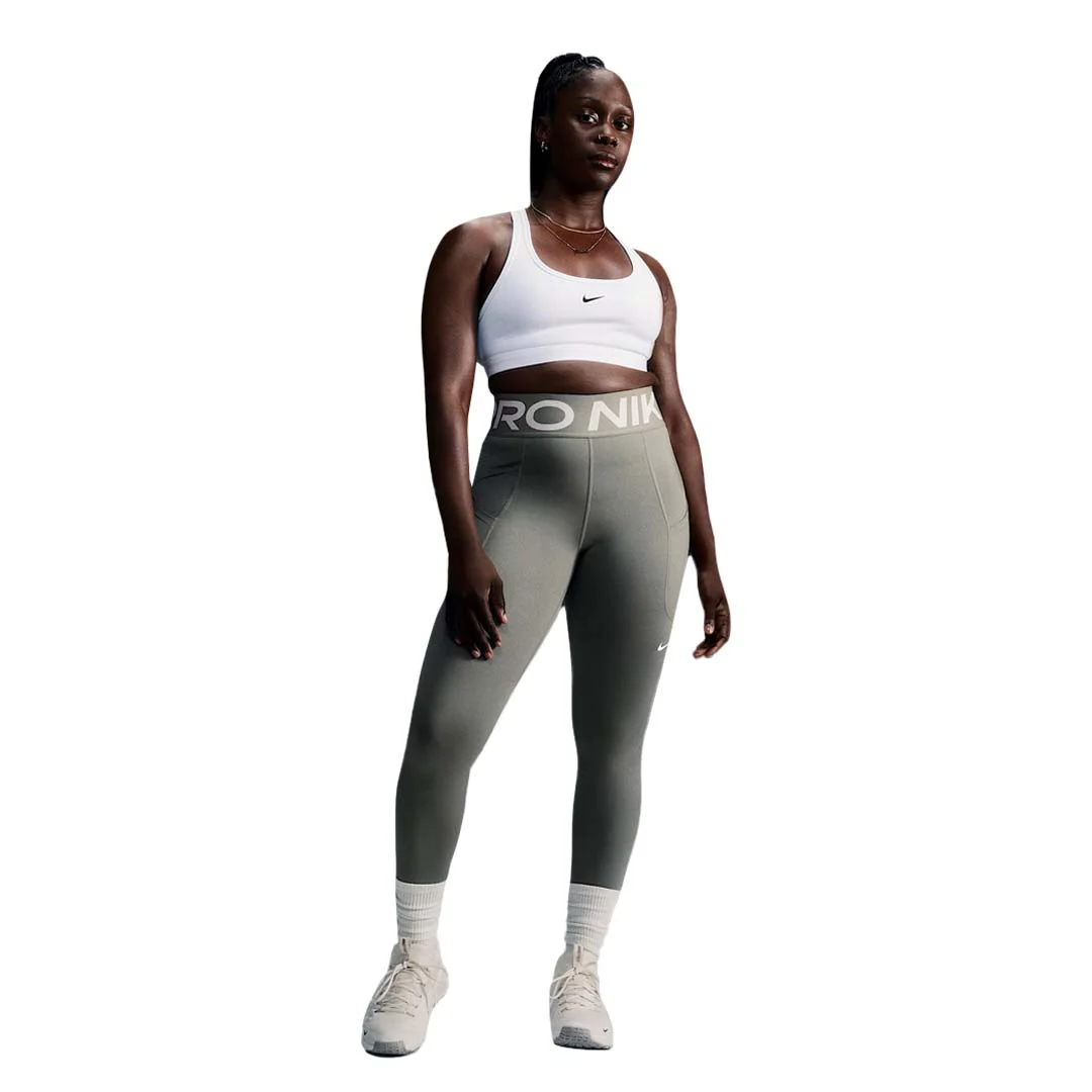 Nike - Women's Swoosh Non-Padded Sports Bra (DX6817 100) - Image 2