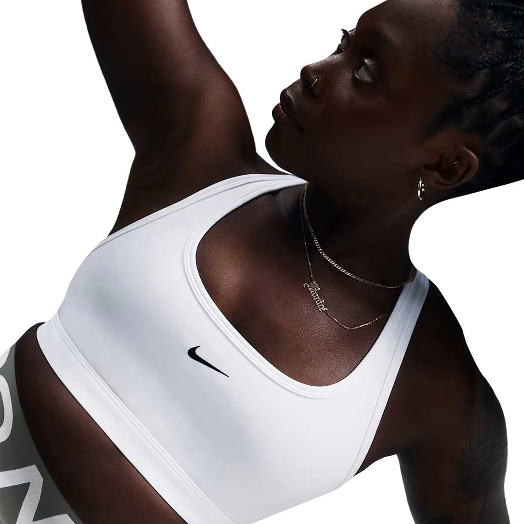 Nike - Women's Swoosh Non-Padded Sports Bra (DX6817 100) - Image 4
