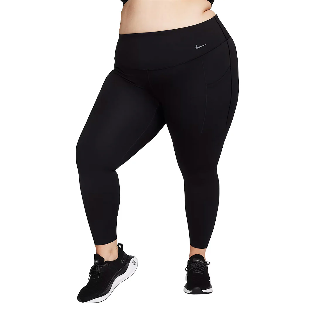 Nike - Women's Universa High Waisted 7/8 Leggings (Plus Size) (DV4898 010) - Image 2