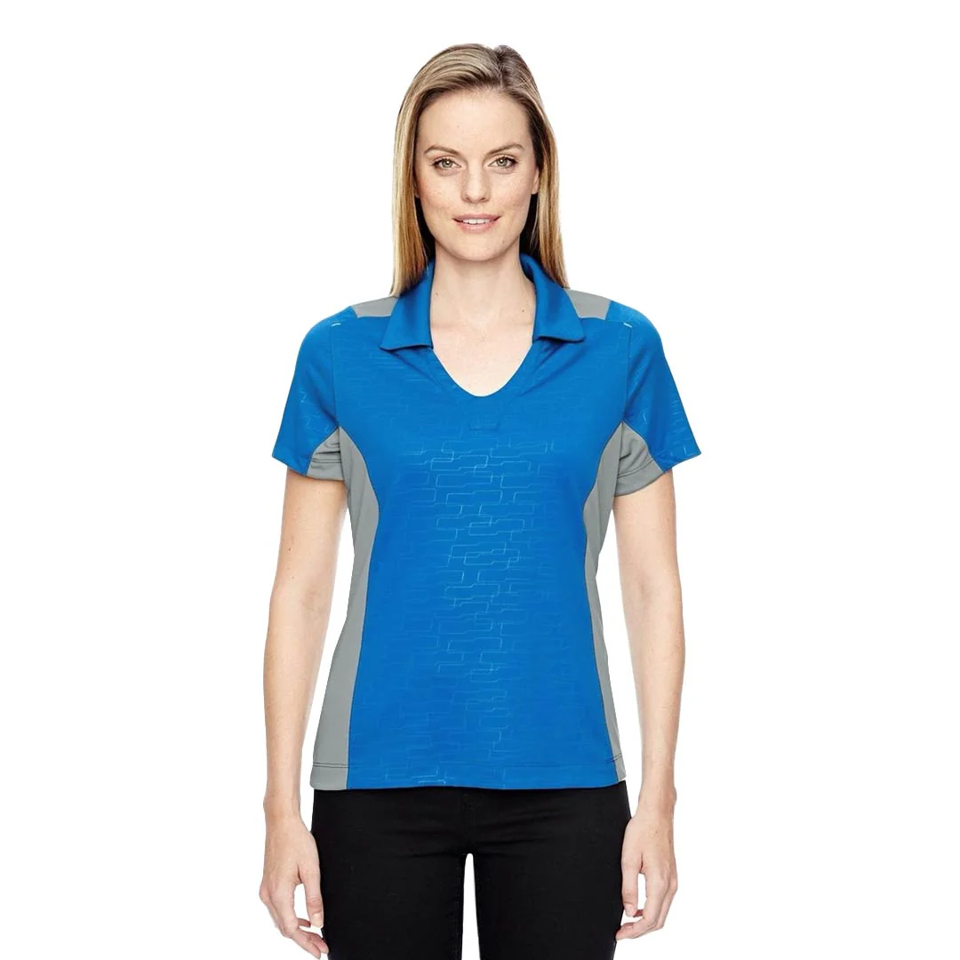 North End - Women's Embossed Print Polo (78691 447) - Image 2