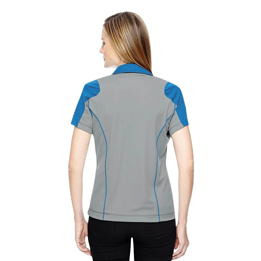 North End - Women's Embossed Print Polo (78691 447) - Image 3