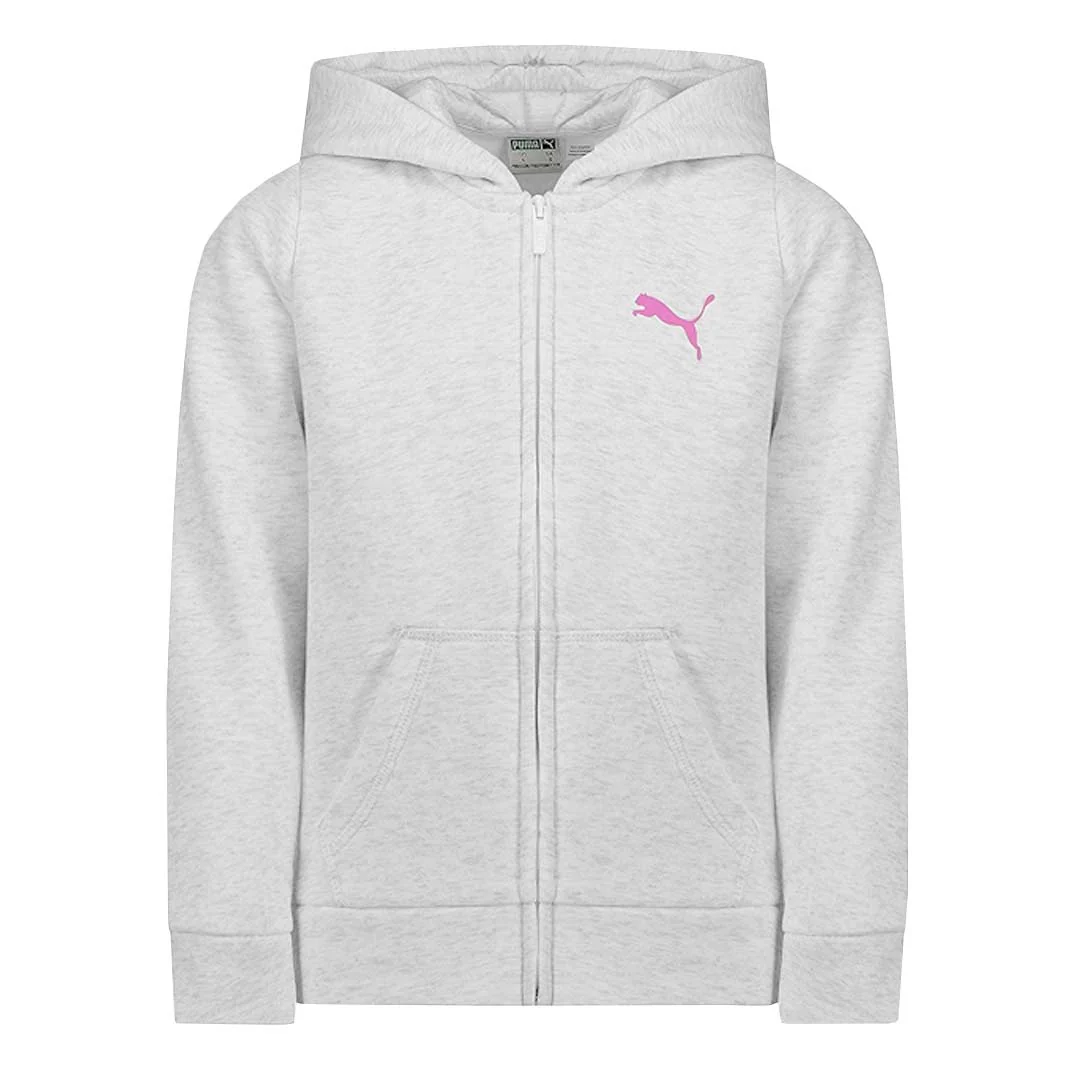Puma - Girls' (Junior) Foundations Fleece Full Zip Hoodie (PFA20V8Z-00790 105)