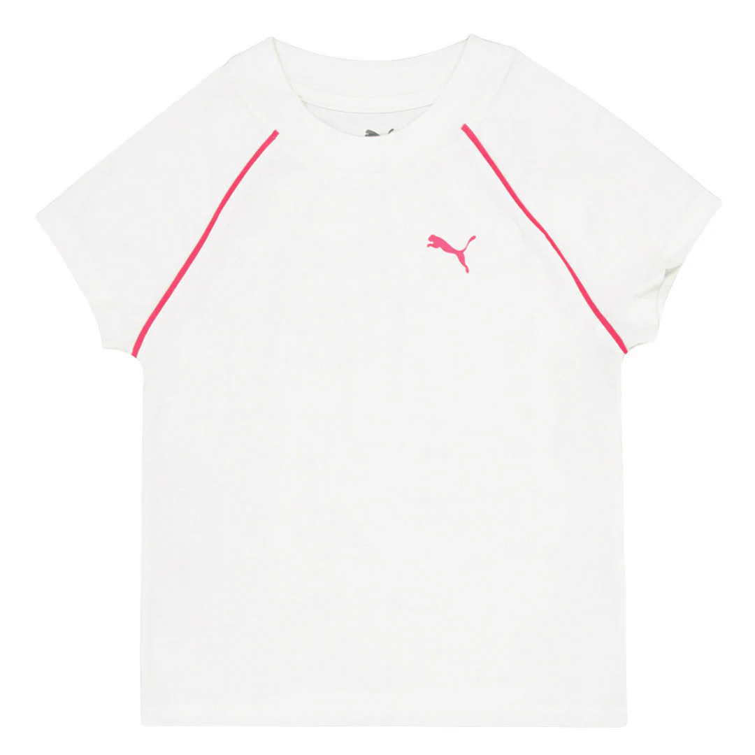 Puma - Girls' (Junior) Sport Pack Short Sleeve T-Shirt (PFA25V8T-18921 100)
