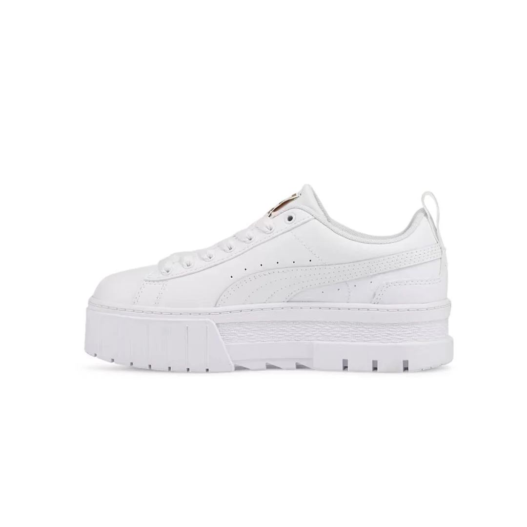 Puma - Kids' (Junior) Mayze Leather Shoes (384527 01) - Image 2