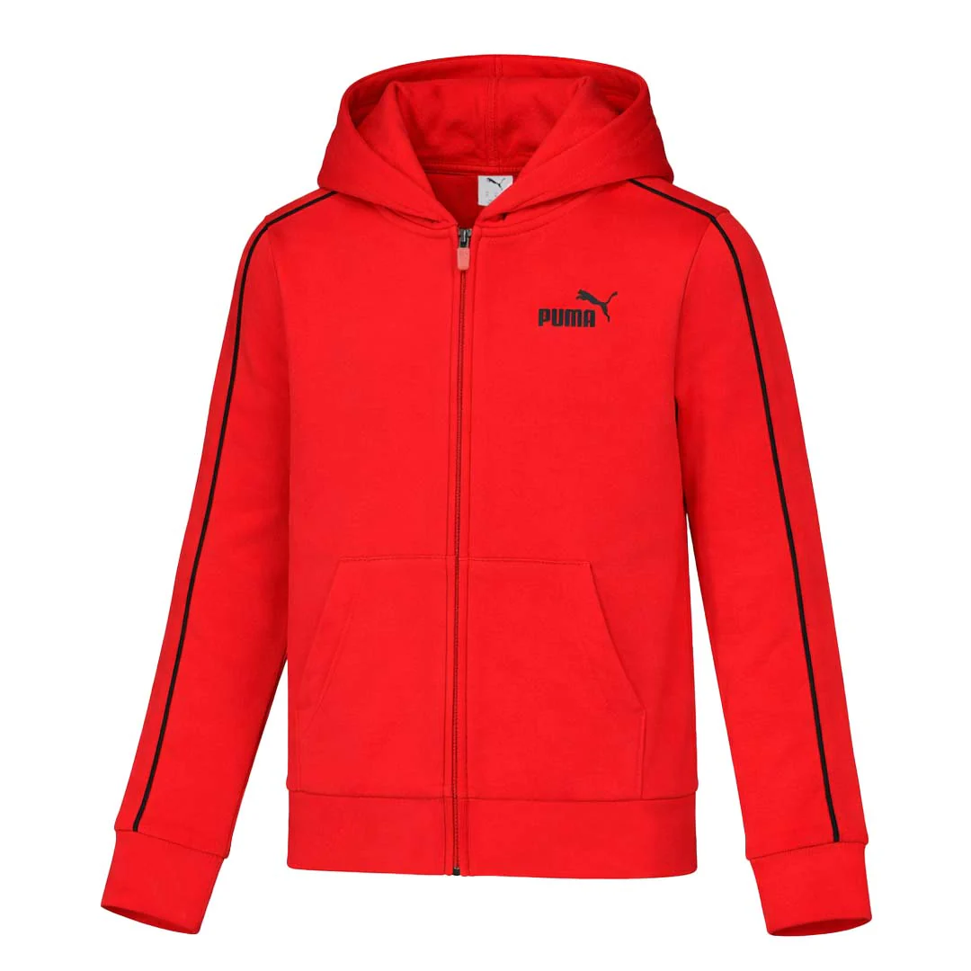 Puma - Kids' (Junior) Sport Fleece Full Zip Hoodie (PFA25V9Z-18851 610)