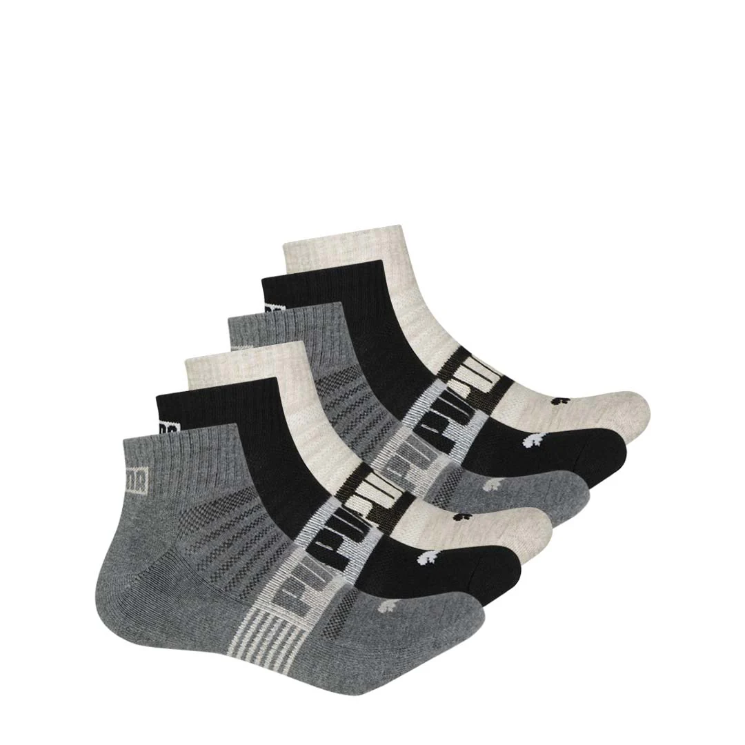 Puma - Men's 6 Pack 1/4 Crew Socks (P602208 234)
