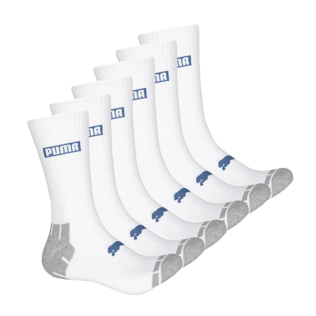 Puma - Men's 6 Pack Crew Socks (P601460 101)