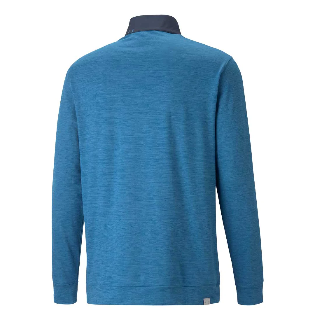 Puma - Men's Cloudspun Colorblock 1/4 Zip Sweater (537463 06) - Image 2