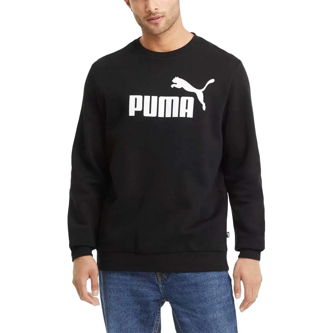 Puma - Men's Essentials Big Logo Crewneck Sweatshirt (586678 01) - Image 2