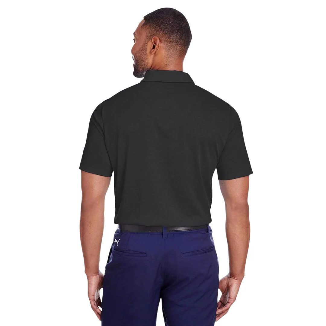 Puma - Men's Fusion Polo (596920 01 BLK) - Image 3
