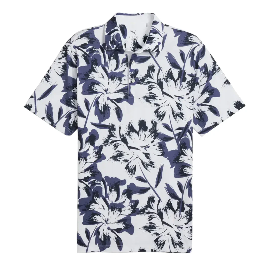 Puma - Men's MATTR Broken Flower Golf Polo (628828 02)