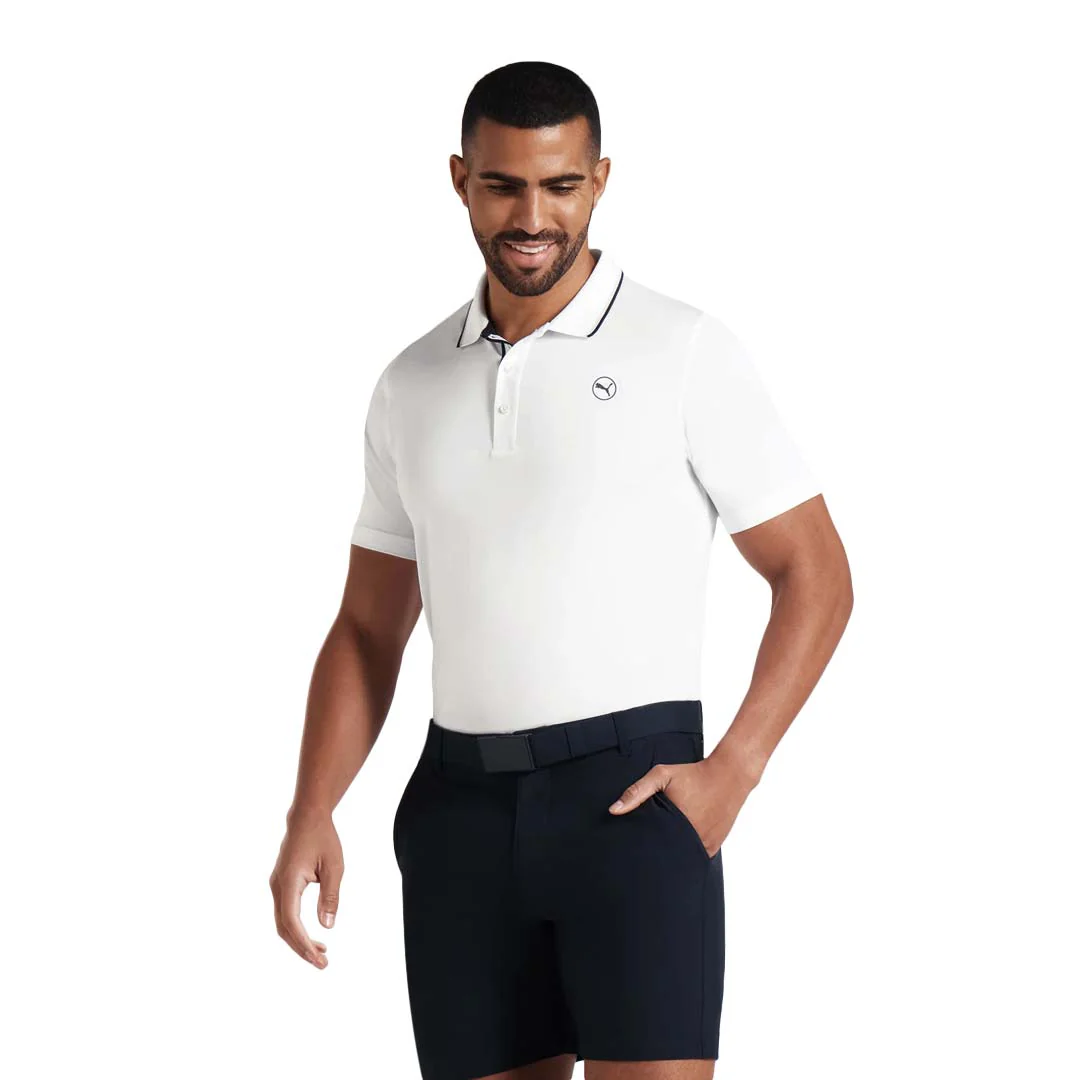 Puma - Men's MATTR Elevated Solid Golf Polo (630737 01) - Image 2