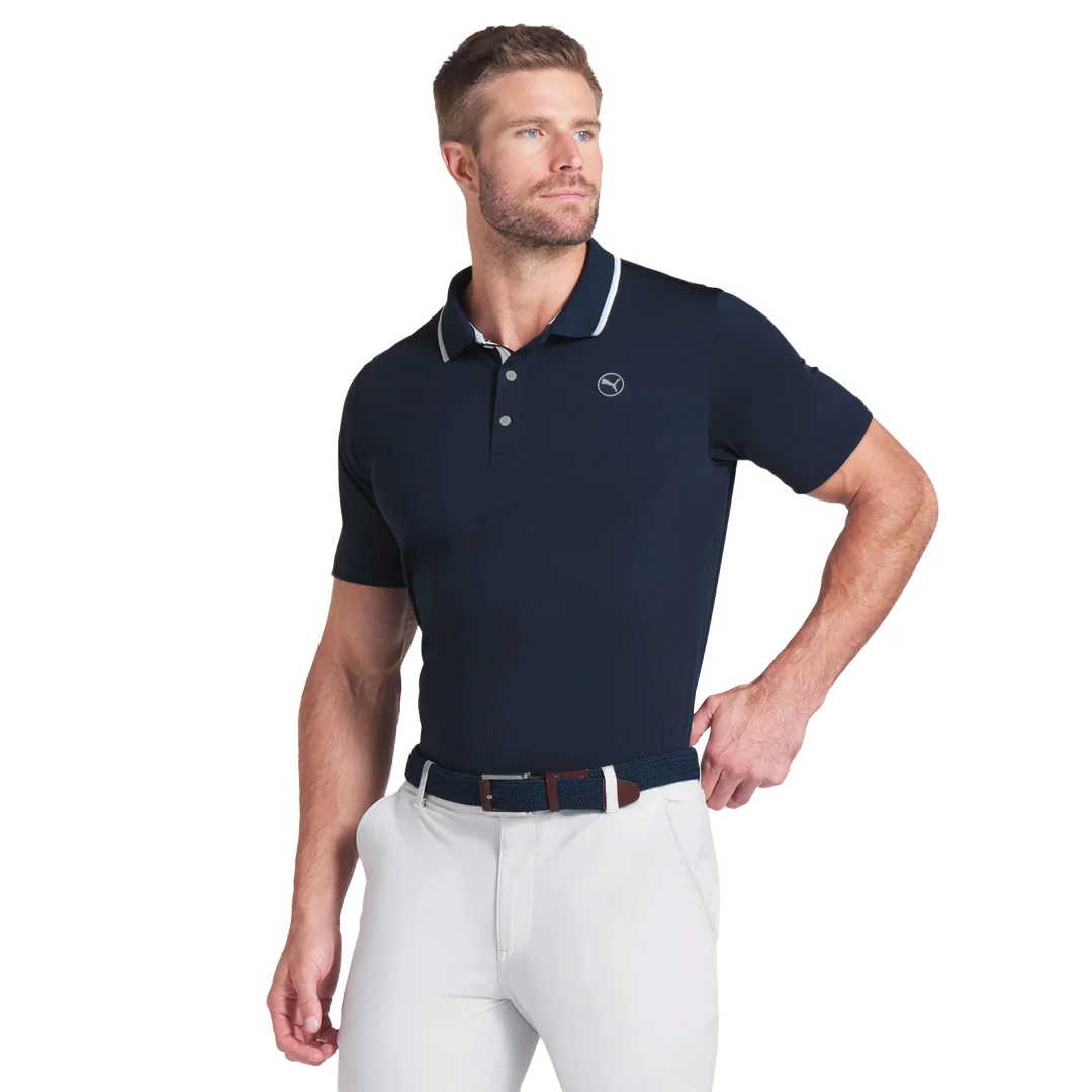 Puma - Men's MATTR Elevated Solid Golf Polo (630737 02) - Image 2