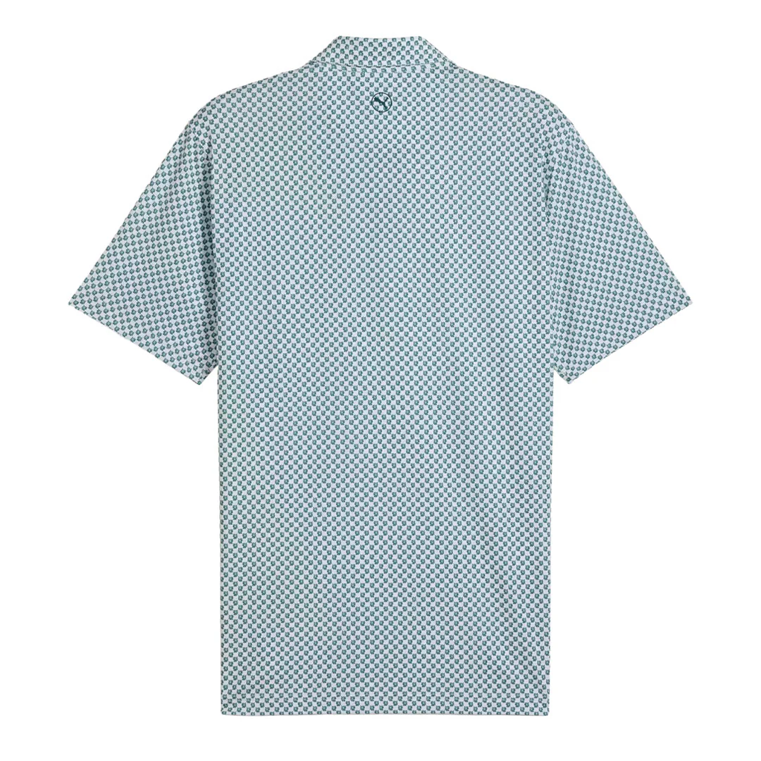 Puma - Men's MATTR Micro Floral Golf Polo (628833 01) - Image 2