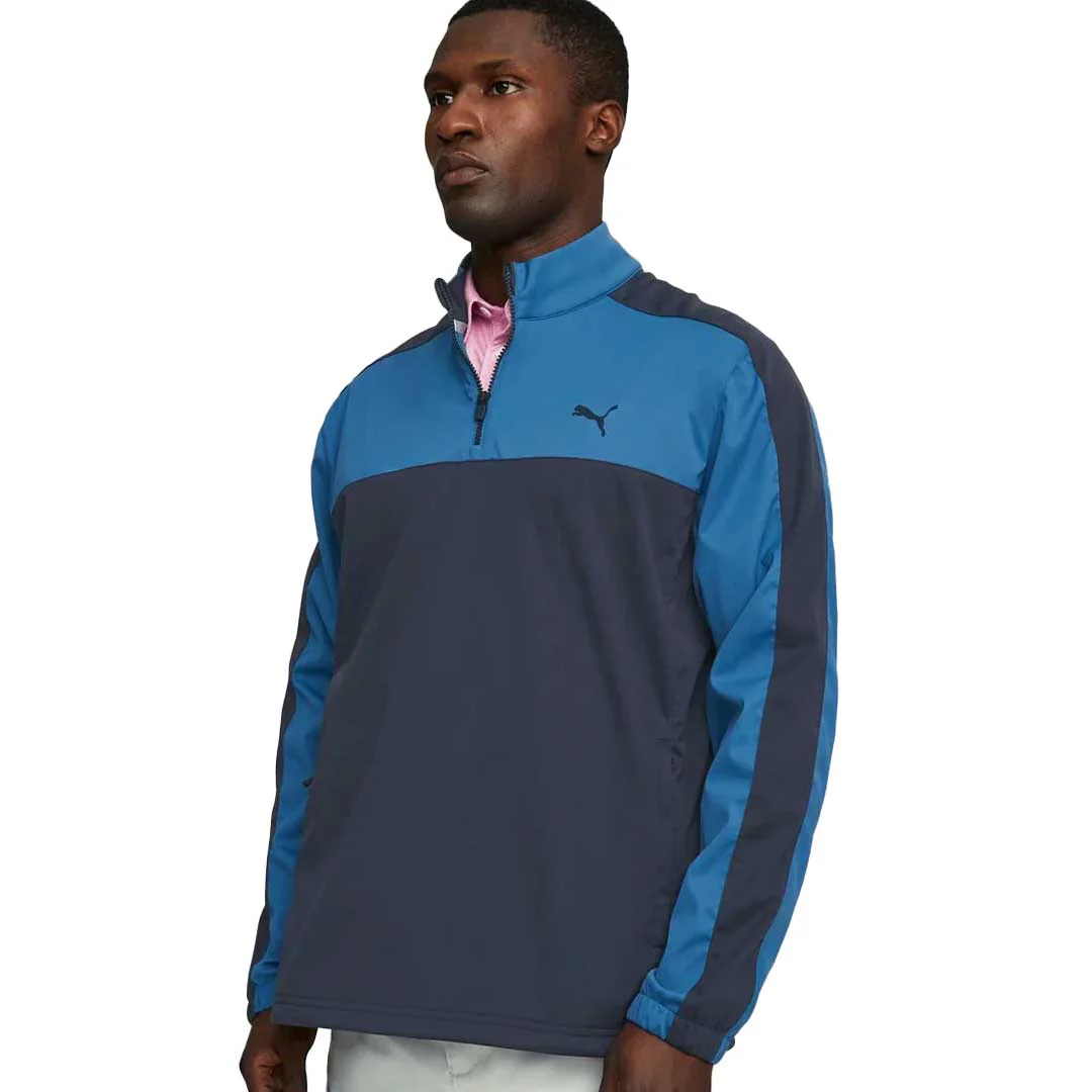 Puma - Men's Momentum Woven Quarter Zip Pullover Sweater (537468 03) - Image 2
