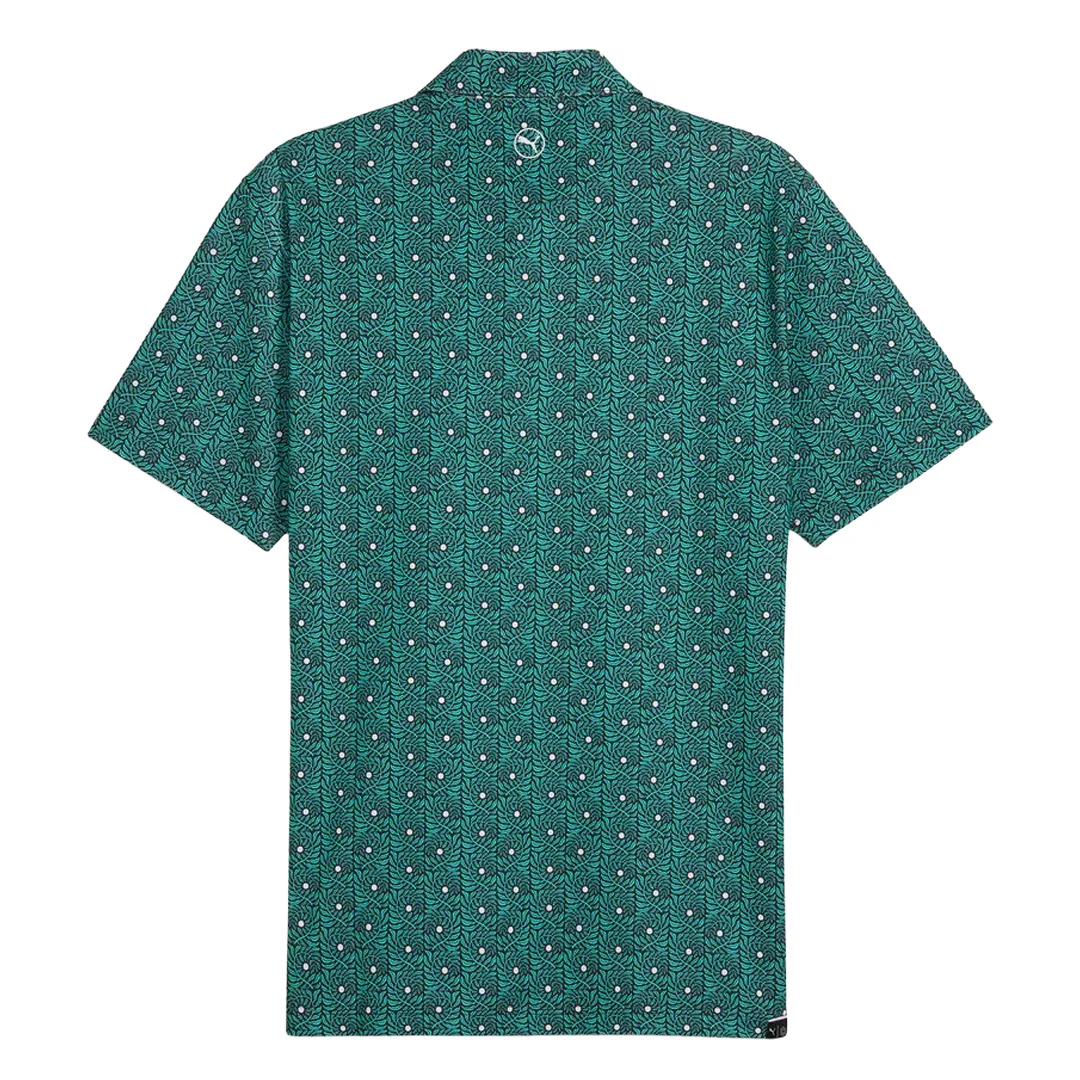 Puma - Men's Pique Botanic Golf Polo (628831 02) - Image 2