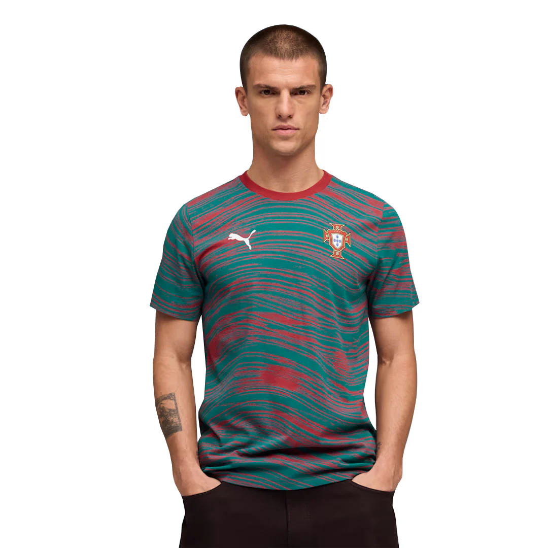 Puma - Men's Portugal FtblCulture AOP T-Shirt (784820 30) - Image 2