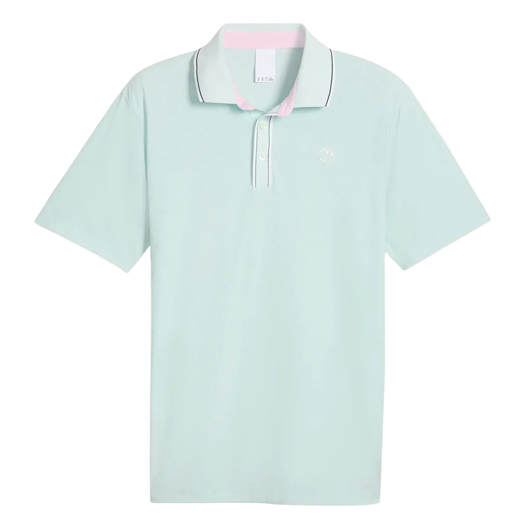 Puma - Men's Puma x Arnold Palmer Tipped Jacquard Golf Polo (630179 02)