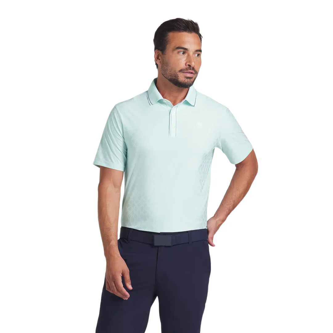 Puma - Men's Puma x Arnold Palmer Tipped Jacquard Golf Polo (630179 02) - Image 2