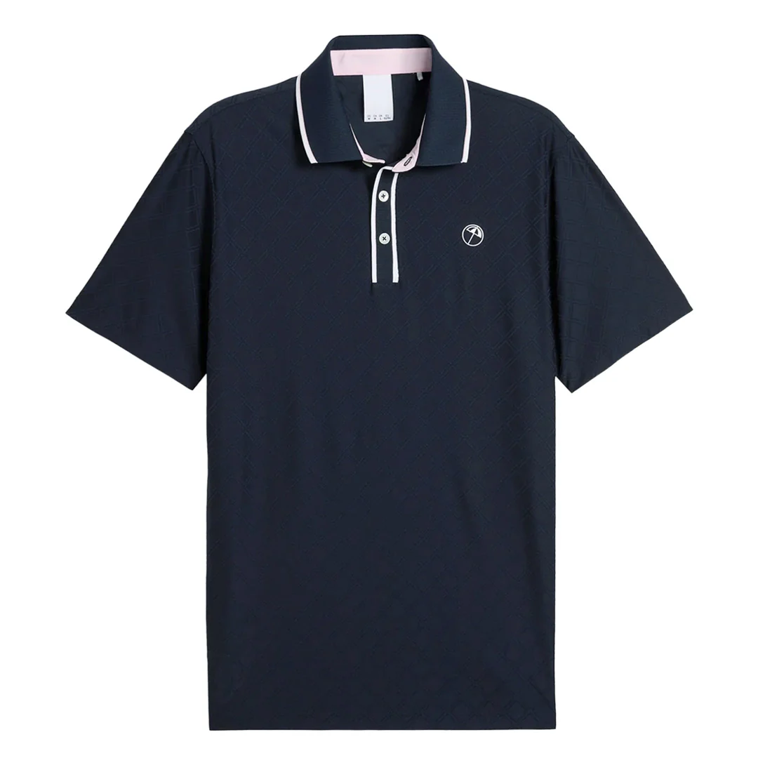 Puma - Men's Puma x Arnold Palmer Tipped Jacquard Golf Polo (630179 03)