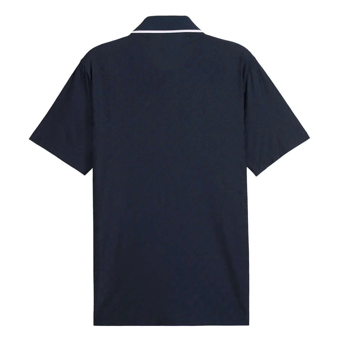 Puma - Men's Puma x Arnold Palmer Tipped Jacquard Golf Polo (630179 03) - Image 4