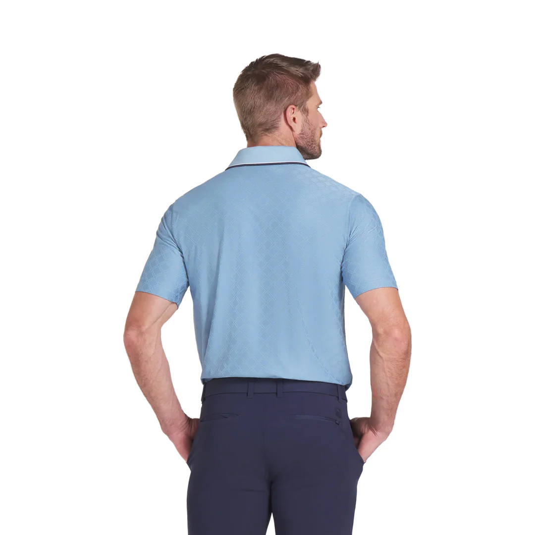 Puma - Men's Puma x Arnold Palmer Tipped Jacquard Golf Polo (630179 04) - Image 3