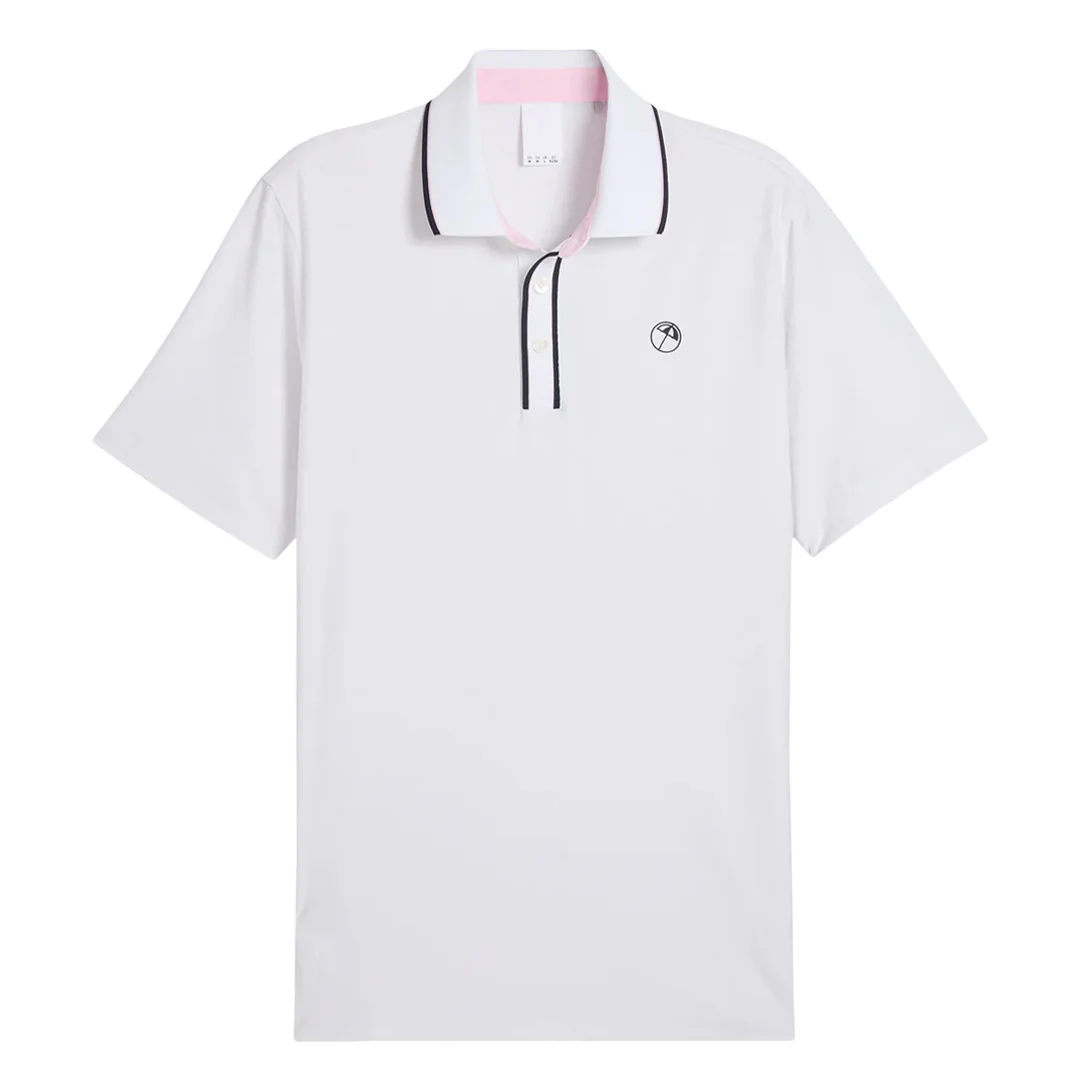 Puma - Men's Puma x Arnold Palmer Tipped Jacquard Golf Polo (630179 06)